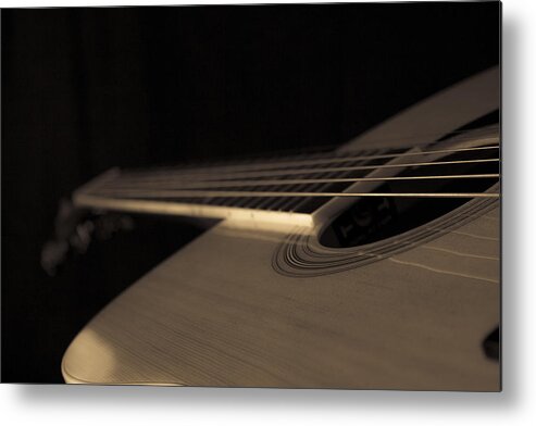 Instrument Metal Print featuring the photograph The Acoustic by Eugene Campbell