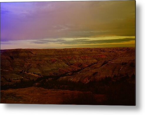 Badlands Metal Print featuring the photograph The Badlands by Jeff Swan