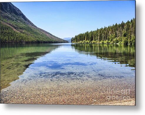 Kintla Lake Metal Print featuring the photograph The Best Beach in Glacier National Park by Scotts Scapes