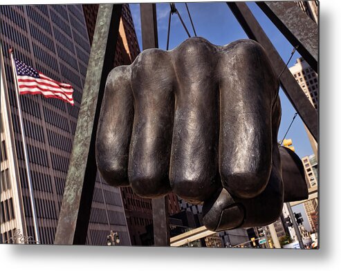 Joe Metal Print featuring the photograph The Brown Bomber by Gordon Dean II