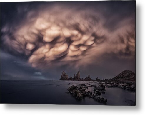 Nature Metal Print featuring the photograph The Cloud by Carlos F. Turienzo