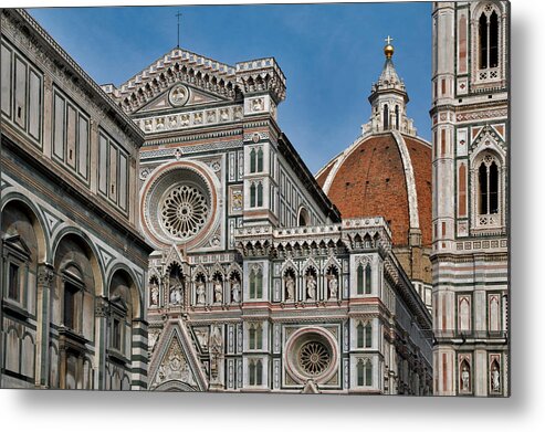 Italy Metal Print featuring the photograph The Duomo and Baptistery of St. John by Ayhan Altun