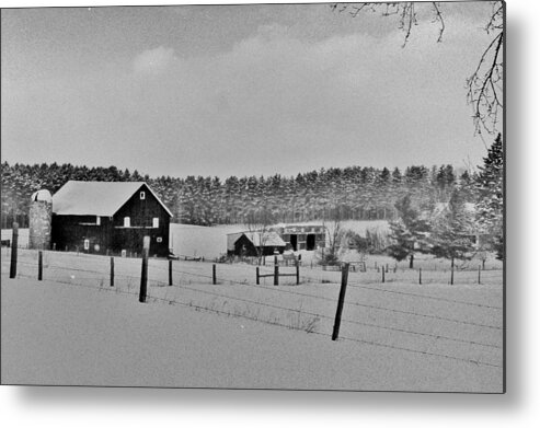  Metal Print featuring the photograph The Family Farm by Daniel Thompson