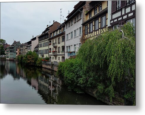 Tranquility Metal Print featuring the photograph The Famous Part Of Colmar Called Petit by Wolfganggrilz