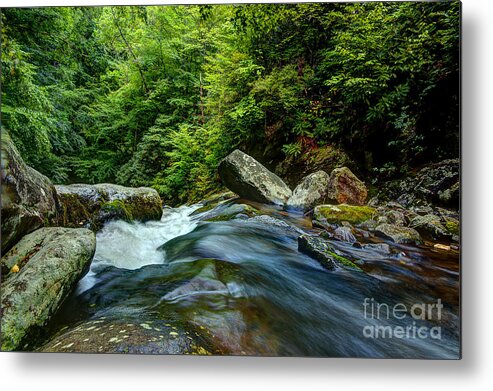 Stream Metal Print featuring the photograph The Flow Keeps On by Michael Eingle