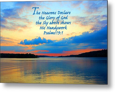 Sunset Metal Print featuring the photograph The Glory of God by Lorna Rose Marie Mills DBA Lorna Rogers Photography