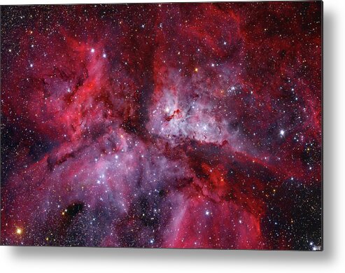 Horizontal Metal Print featuring the photograph The Grand Carina Nebula In The Southern by Lorand Fenyes