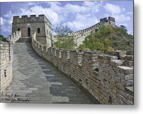 Great Wall Of China Metal Print featuring the photograph The Great Wall Of China At Mutianyu 1 by Hany J