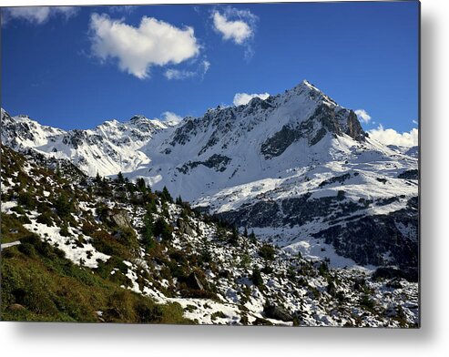 Tranquility Metal Print featuring the photograph The Importance Of The Mountains by By Manuel Martin
