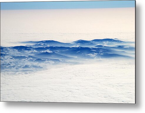 Clouds Metal Print featuring the photograph The Sea of Clouds by Ramunas Bruzas