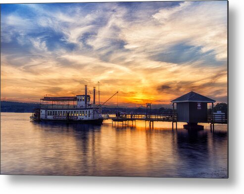 Canandaigua Lady Metal Print featuring the photograph The Lady of the Lake by Mark Papke