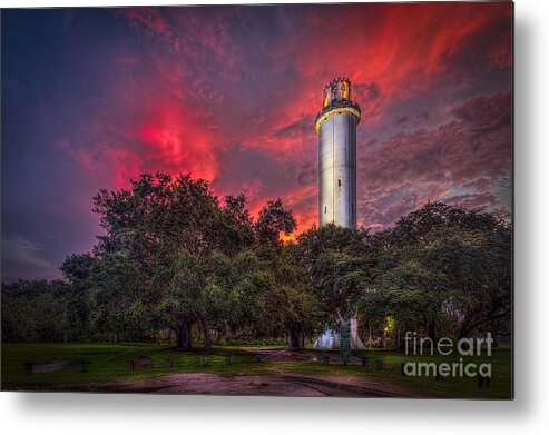 Sulfur Springs Tower Metal Print featuring the photograph The Last Shot by Marvin Spates