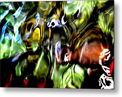 Abstract Metal Print featuring the photograph The Mind's Eye by Deena Stoddard