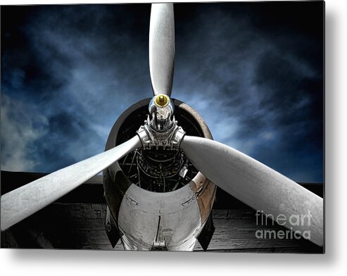 Plane Metal Print featuring the photograph The Mission by Olivier Le Queinec