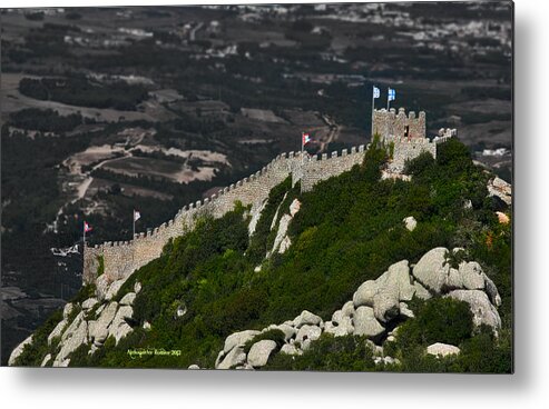 Medieval Castle Metal Print featuring the photograph The Moor's Castle by Aleksander Rotner