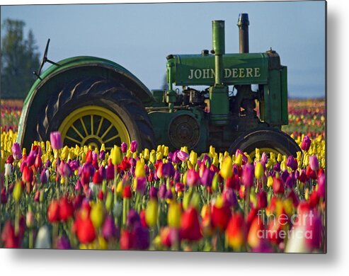 Pacificnorthwest Metal Print featuring the photograph The Most Photographed Tractor In Oregon by Nick Boren