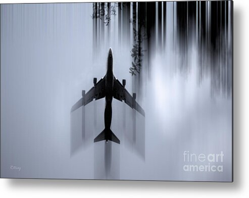 Jet Aircraft Metal Print featuring the photograph The Noise Coming From Above by Rene Triay FineArt Photos