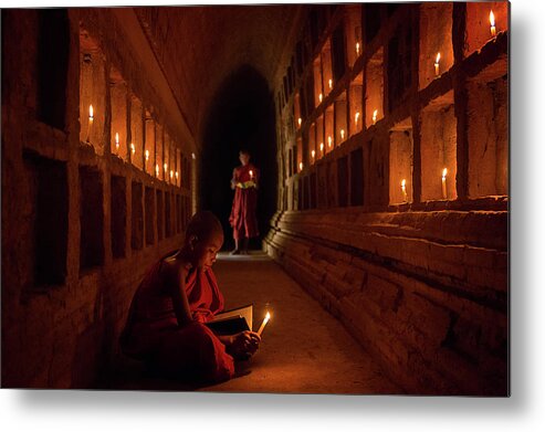 Zen Metal Print featuring the photograph The Novices by Amnon Eichelberg