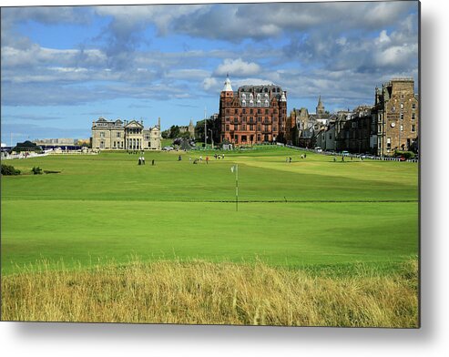 Scotland Metal Print featuring the photograph The Old Course St Andrews by David Cannon