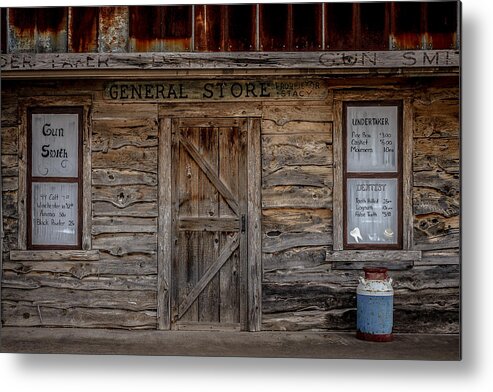 Antique Metal Print featuring the photograph The Old General Store by Doug Long
