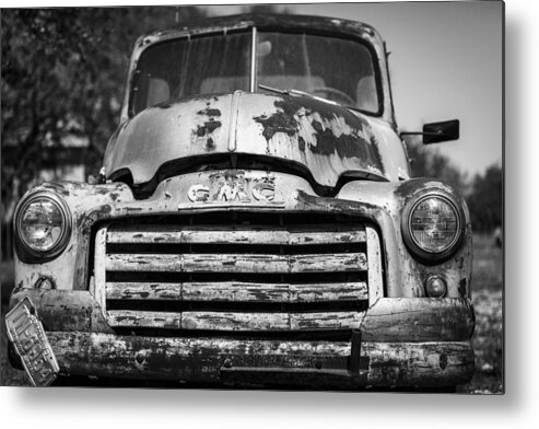 Landscapes Metal Print featuring the photograph The Old GMC Truck by Amber Kresge