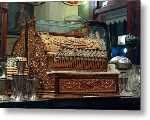Ghost Town Museum Metal Print featuring the photograph The Old Soda Fountain by Mike Flynn