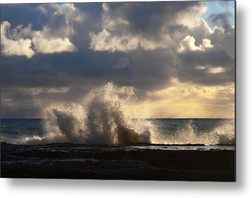 Catalina Channel Metal Print featuring the photograph The Pacific Calms Down by Joe Schofield