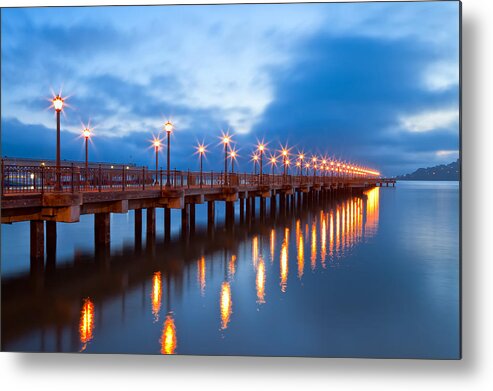 San Francisco Metal Print featuring the photograph The Pier by Jonathan Nguyen