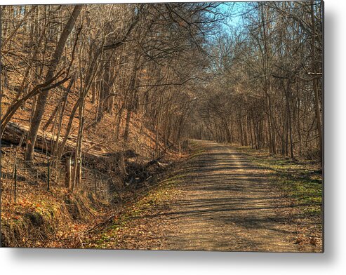 The Road Goes Ever On Metal Print featuring the photograph The Road Goes Ever On by William Fields