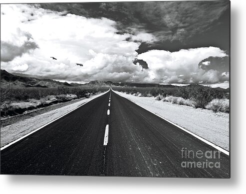 Road Metal Print featuring the photograph The Road Less Traveled by Eddie Yerkish