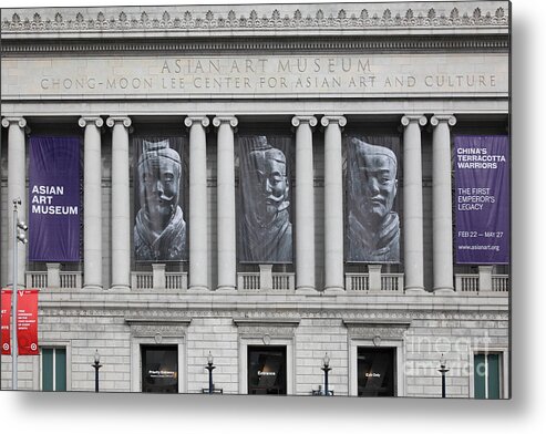 San Francisco Metal Print featuring the photograph The San Francisco Asian Art Museum 5D22610 by Wingsdomain Art and Photography