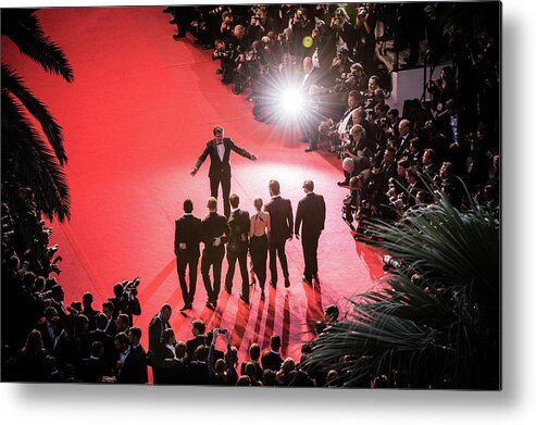 People Metal Print featuring the photograph The Sea Of Trees Premiere - The 68th by Francois Durand