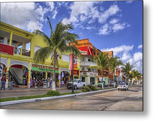 Cozumel Metal Print featuring the photograph The Shops of Cozumel by Jason Politte