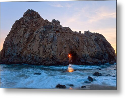 Landscape Metal Print featuring the photograph The Star of Pfeiffer by Jonathan Nguyen