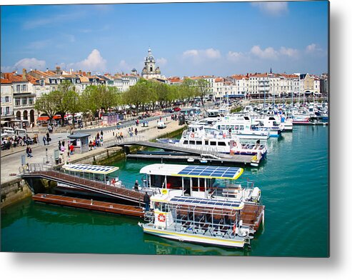 Port Metal Print featuring the photograph The Town and Port of La Rochelle by Nila Newsom