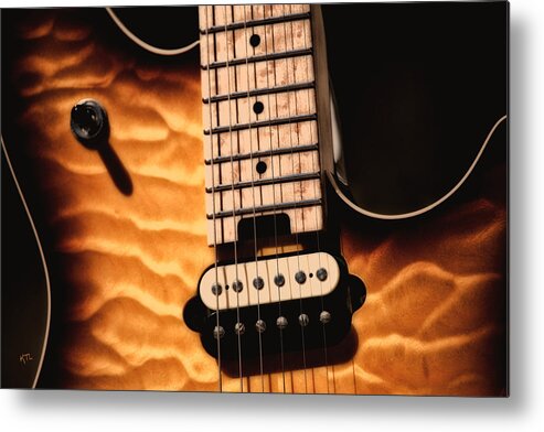 Guitar Metal Print featuring the photograph The Wolfgang by Karol Livote