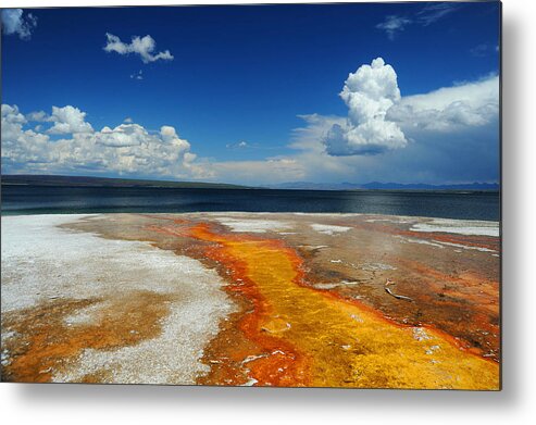 Home Metal Print featuring the photograph Thermal Color by Richard Gehlbach