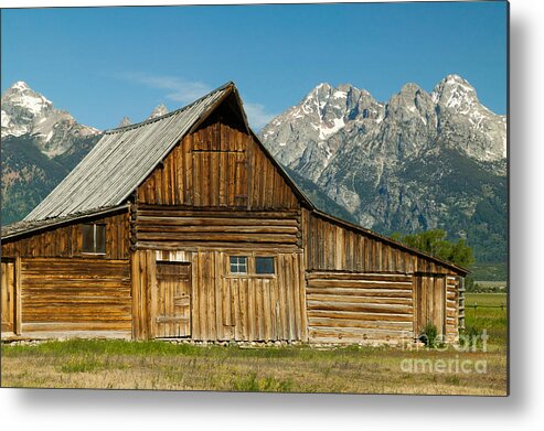 Clarence Holmes Metal Print featuring the photograph Thomas Alma Moulton Barn by Clarence Holmes