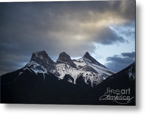 Three Sisters Metal Print featuring the photograph Three Sisters - Special request by Evelina Kremsdorf