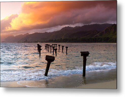 Sea Metal Print featuring the photograph Time Passages by Sean Davey