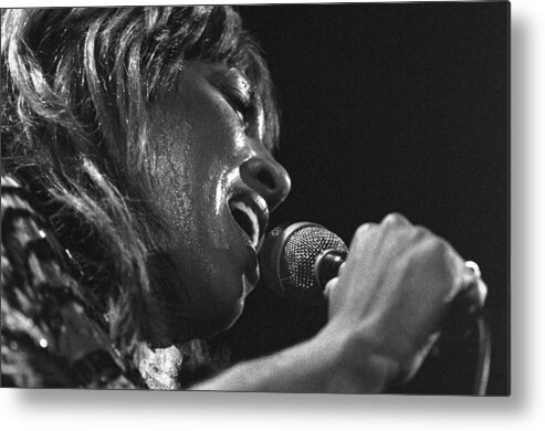 Tina Turner Metal Print featuring the photograph Tina Turner 1 by Dragan Kudjerski