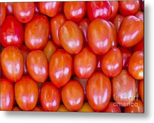 Tomato Metal Print featuring the photograph Tomatoes 1 by David Doucot