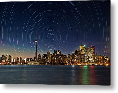 Canada Metal Print featuring the photograph Toronto Skyline by Joye Ardyn Durham