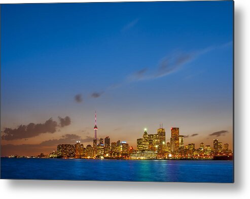 Toronto Metal Print featuring the photograph Toronto Skyline by Sebastian Musial