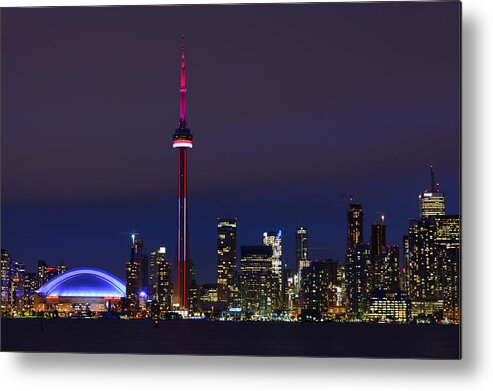 Toronto Metal Print featuring the photograph Toronto Skyline by Tony Beck