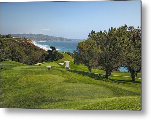 3scape Metal Print featuring the photograph Torrey Pines Golf Course North 6th Hole by Adam Romanowicz