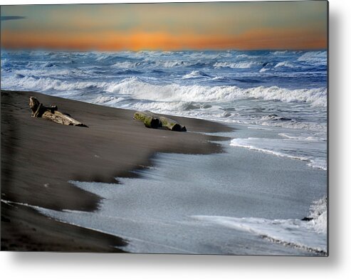 Landscape Metal Print featuring the photograph Tortuguero Sun Rise by Gary Keesler