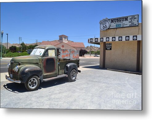 Americana Metal Print featuring the photograph Tow Truck on Route 66 by Cat Rondeau