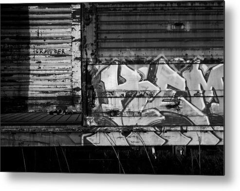 Train Metal Print featuring the photograph Trains 17 by Niels Nielsen