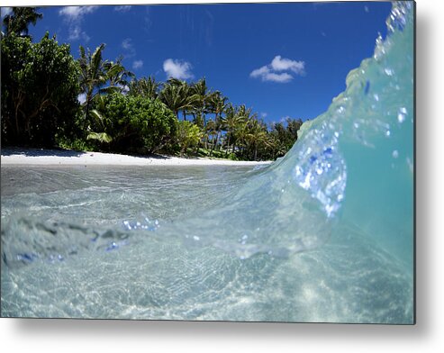 North Shore Metal Print featuring the photograph Tropical Glass by Sean Davey